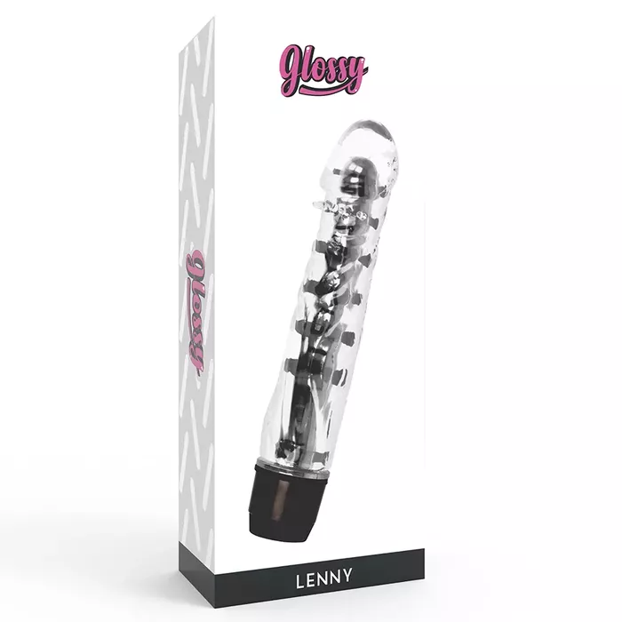 Vibrators GLOSSY LENNY — 14 cm, melns Photo 4