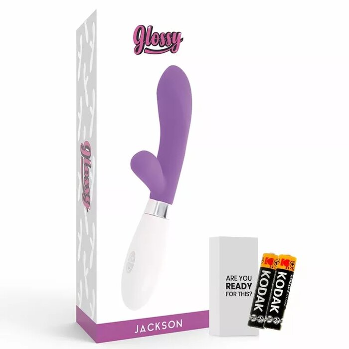 Vibrator GLOSSY Jackson Rabbit Photo 1