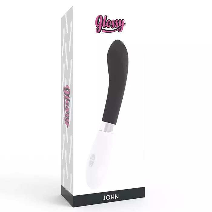 Vibrator GLOSSY John — silicone 12 cm Photo 7