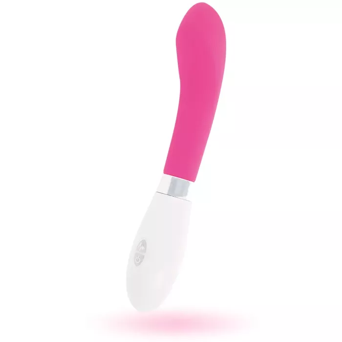 Vibrator GLOSSY John — 12 cm, 100% silicone Photo 5