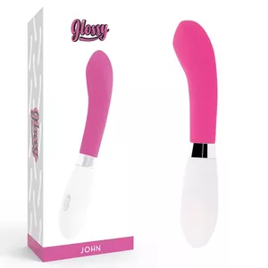 Вибратор GLOSSY Силиконовый Розовый