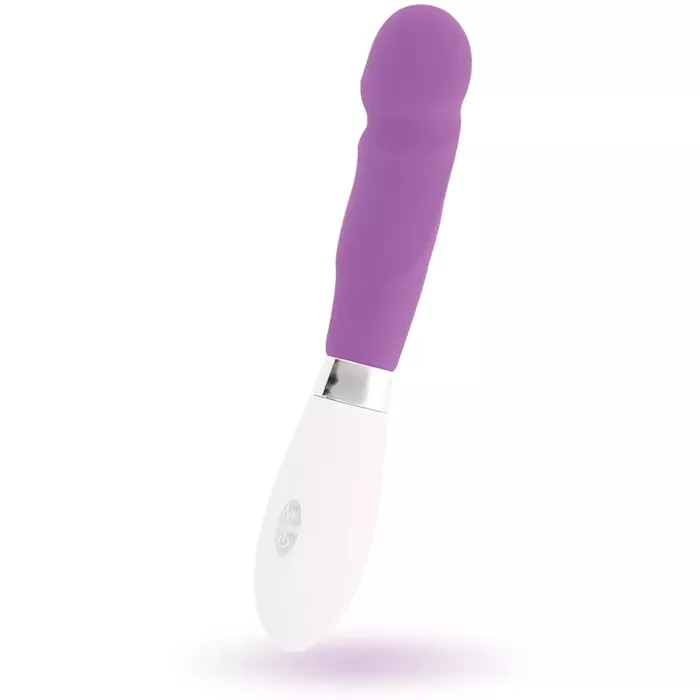 Vibrators GLOSSY Paul — 100% silikons, 12 cm Photo 3