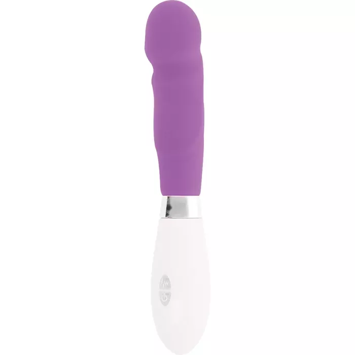 Vibrators GLOSSY Paul — 100% silikons, 12 cm Photo 4