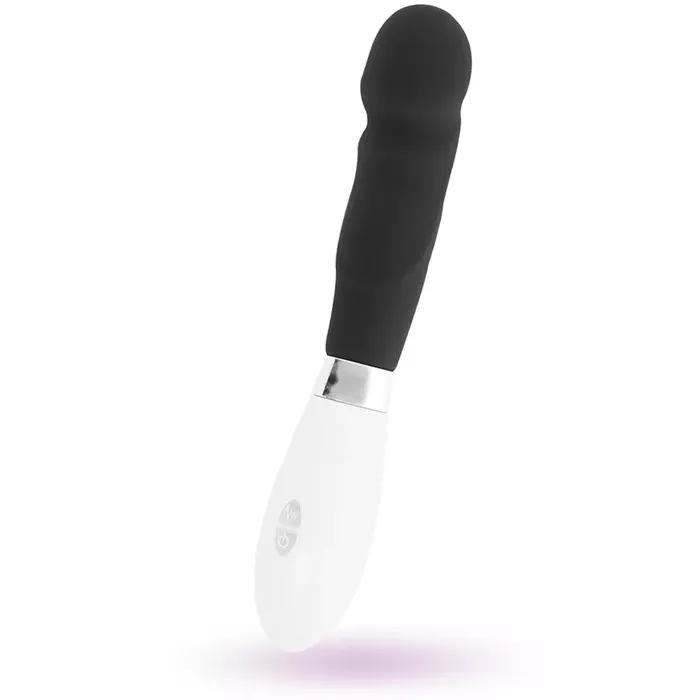 Vibrators GLOSSY Paul — 100% silikons, 12 cm Photo 4