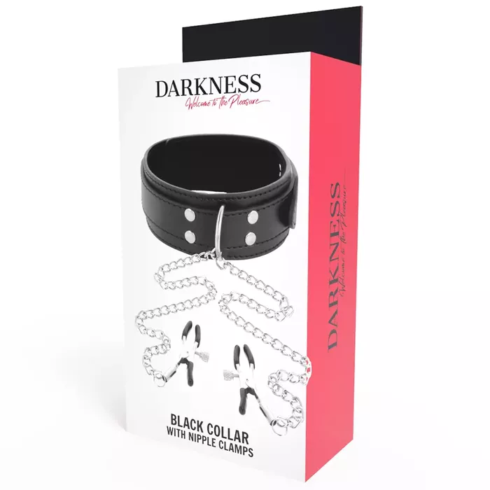 DARKNESS D-221156 Collar with Nipple Clamps Photo 5
