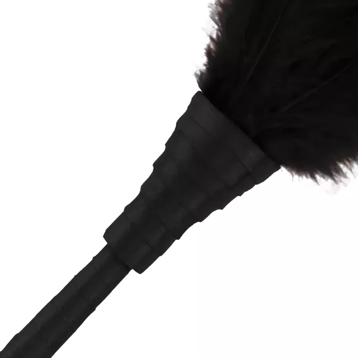 Feather tickler DARKNESS Black Lux stimulating pen Photo 2