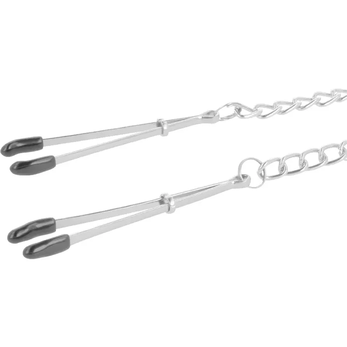 Nipple clamps DARKNESS adjustable metal silver Photo 3