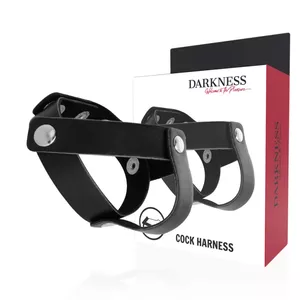 DARKNESS LEATHER C/B STRAP H-PIECE DIVIDE