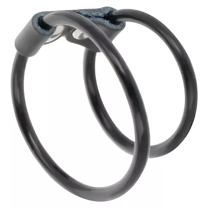 DARKNESS double flexible penis ring – adjustable 3.6–5 cm Photo 4