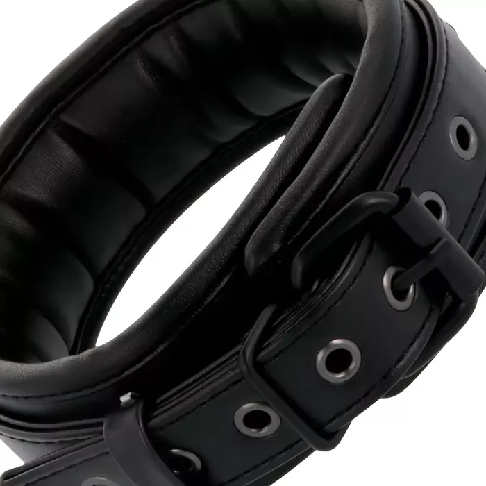 Leather handcuffs and collar DARKNESS D-221255 Photo 6