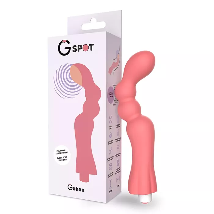 Вибратор G‑SPOT GOHAH — изогнутый силикон, 20 см Photo 4