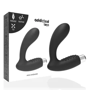 ADDICTED TOYS BLACK RECHARGEABLE PROSTHETIC VIBRATOR