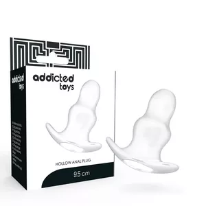 ADDICTED MEDIUM ANAL DILATOR 9.5 CM - TRANSPARENT