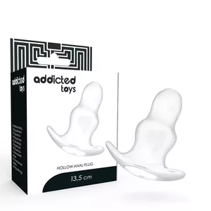 ADDICTED 13 CM LARGE ANAL DILATOR - TRANSPARENT