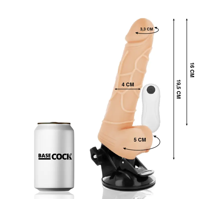 Vibrators BASECOCK D-223000 reālistisks ar tālvadību Photo 7