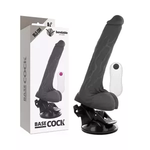 BASECOCK - REALISTISKS ARTIKULĒJAMS TĀLVADĪBAS PULKSTEŅA MELNS 18.5 CM -O- 4 CM, D-223014