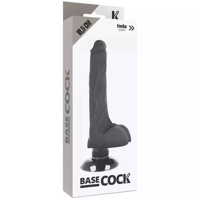 BASECOCK Realistic Vibrator 2‑1 — 18.5 cm Photo 5