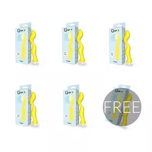Vibrators G-SPOT GAVYN Yellow — personīgais G‑SPOT vibrators, kompakta ergonomiska forma, vairāki vibrācijas režīmi