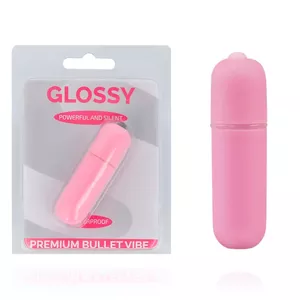 GLOSSY PREMIUM BULLET VIBE PINK 10V