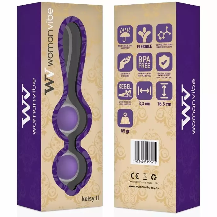 Силиконовые вагинальные шарики WOMANVIBE KEISY II Photo 4