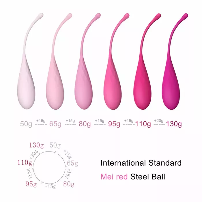 Vaginal Kegel set LESLIE Kegel Fit 6 weights Photo 8