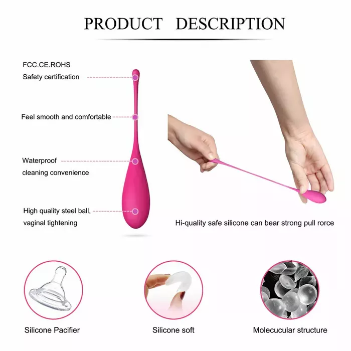 Vaginal Kegel set LESLIE Kegel Fit 6 weights Photo 13