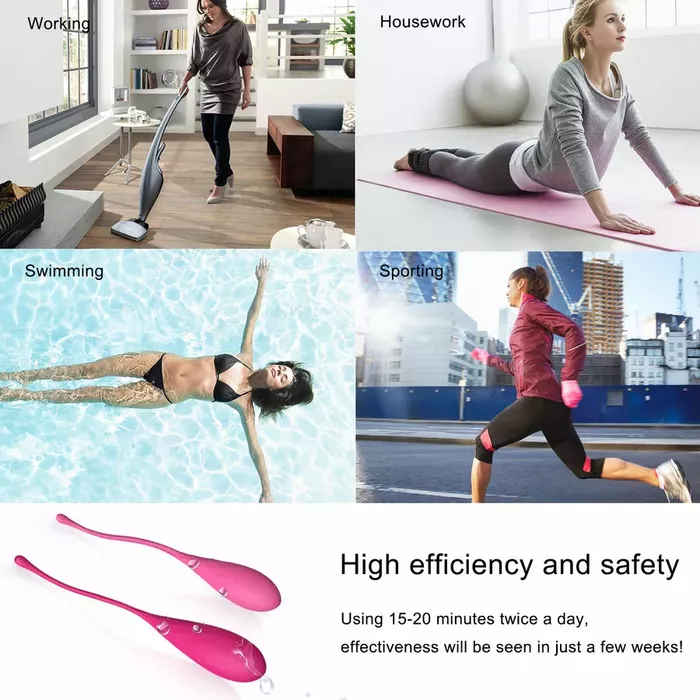 Vaginal Kegel set LESLIE Kegel Fit 6 weights Photo 14