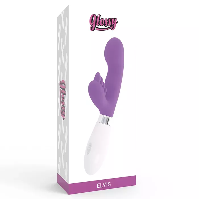 Вибратор‑«кролик» GLOSSY Elvis — 12 см силикон Photo 7
