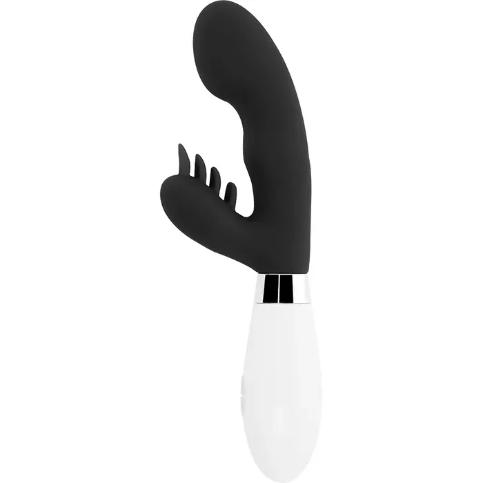 Vibrators GLOSSY ELVIS RABBIT — 12 cm, silikons Photo 4
