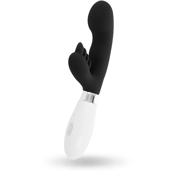 Vibrators GLOSSY ELVIS RABBIT — 12 cm, silikons Photo 5