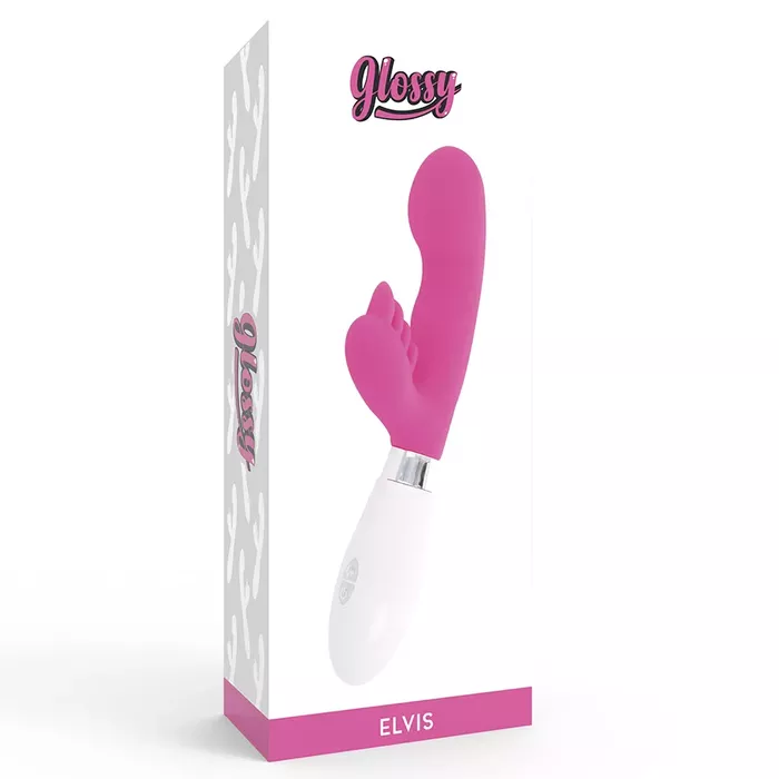 Vibrators GLOSSY Rabbit Elvis Pink Photo 7