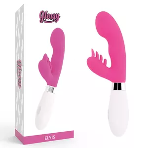 Vibrators GLOSSY Silikona Rozā