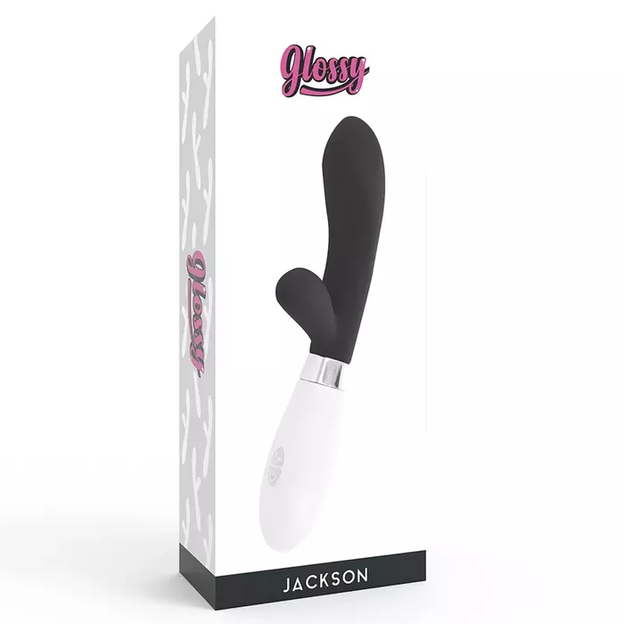 Вибратор кролик GLOSSY Jackson — 12 см, силикон Photo 7