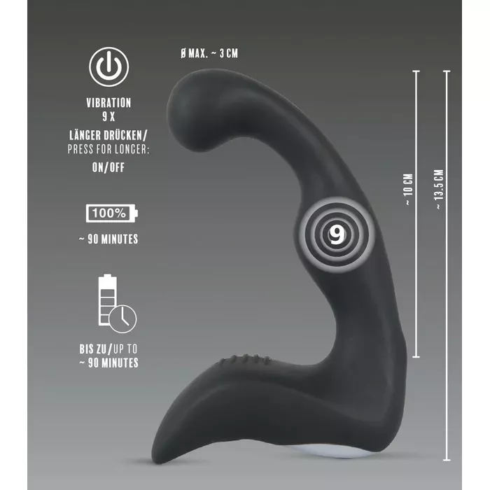 Prostate plug rebel Prostate Plug recharge — silicone/PU/ABS Photo 6