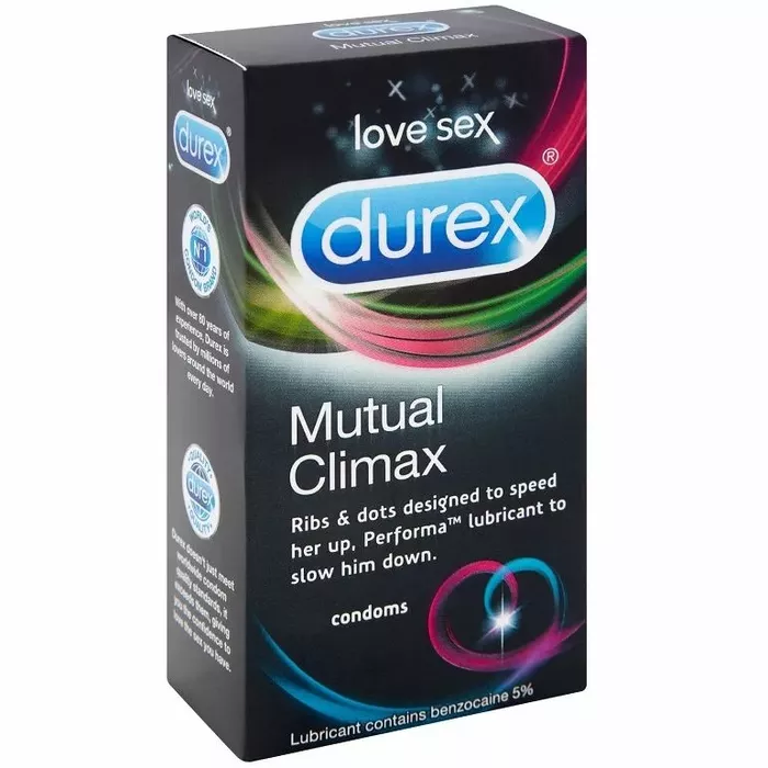 Durex Climax Mutuo Delay condoms — 12 pack Photo 3