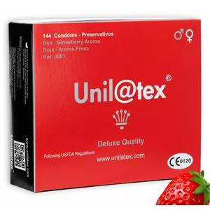 UNILATEX RED / STRAWBERRY PRESERVATIVES 144 UNITS