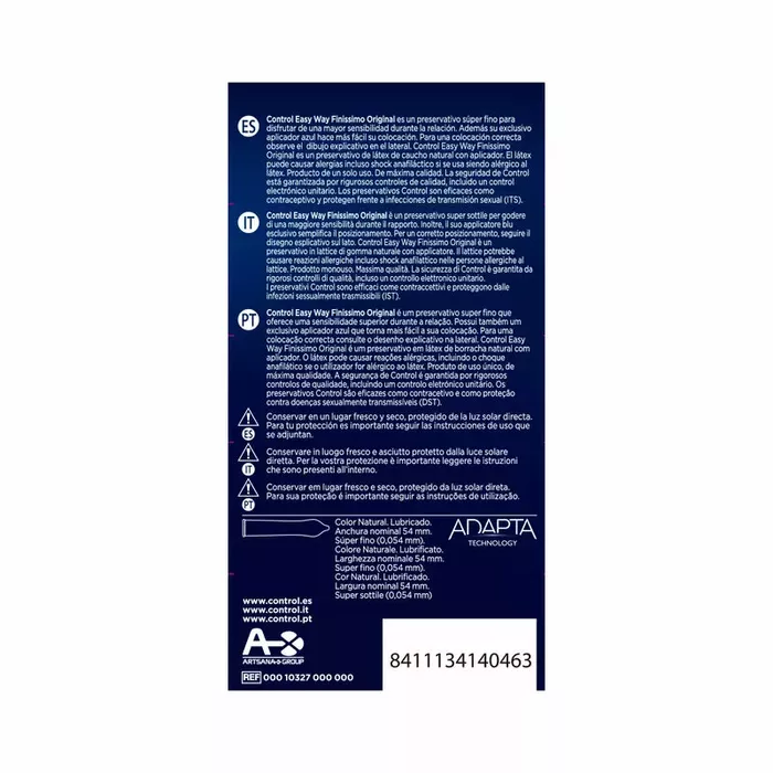 Condoms CONTROL Adapta Easy Way Finissimo Photo 3