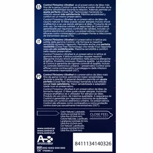 Презервативы CONTROL Adapta Finissimo Ultrafeel — упаковка 10 шт., ультратонкие, анатомической формы