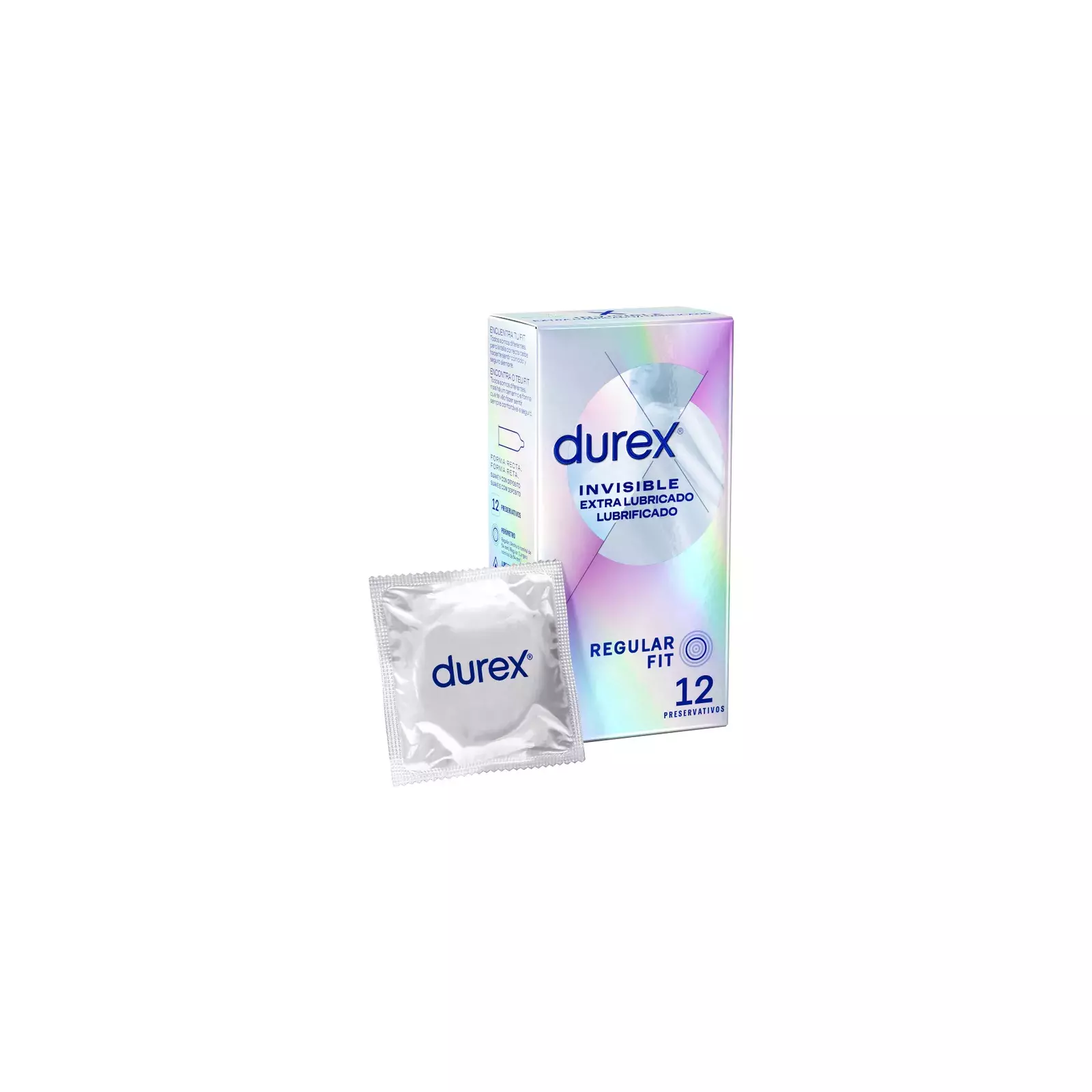 DUREX - INVISIBLE EXTRA LUBRICATED, 12 UNITS Photo 4