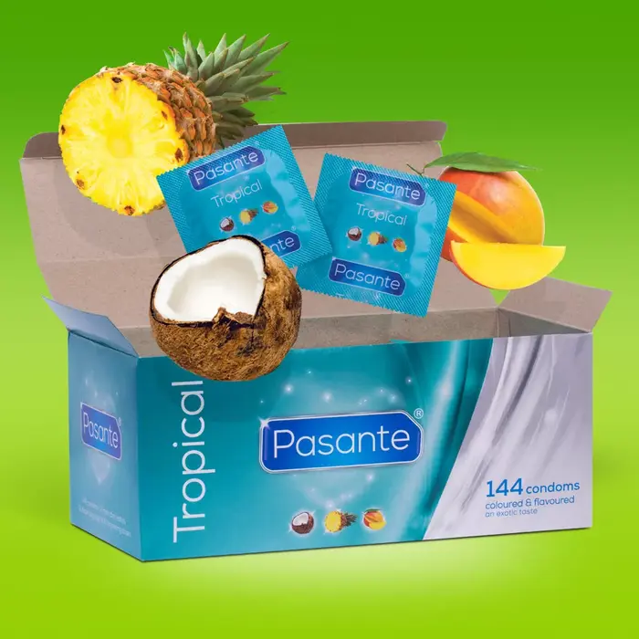 Презервативы PASANTE Tropical — 144 шт. Photo 2
