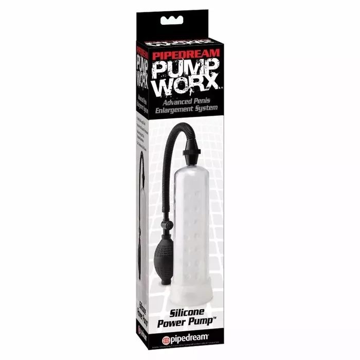 Penis Pump Pump Worx Silicone Power Pump Clear Photo 2