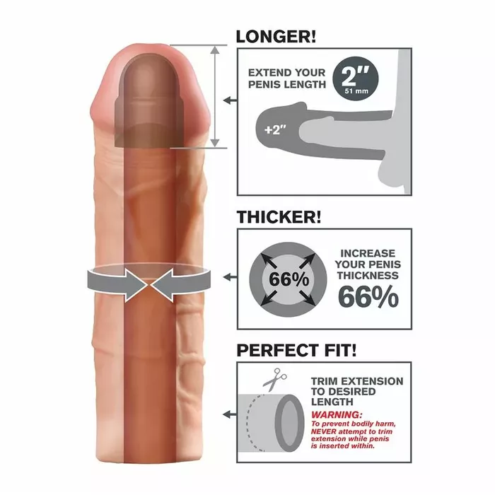 Penis sleeve fantasyx-tensions MEGA 2 extension Photo 3