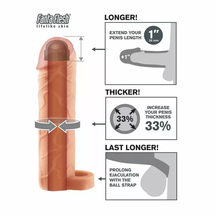 Fantasy X-Tensions Perfect 1 Penis Extension Photo 3