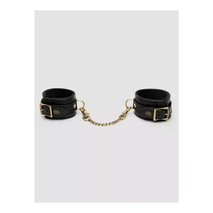 Lovehoney Fifty Shades of Grey Bound to You Faux Leather Ankle Cuffs 5060462639663 Photo 1