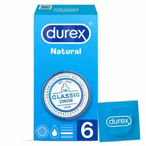 DUREX NATURAL CLASSIC 6 GAB.