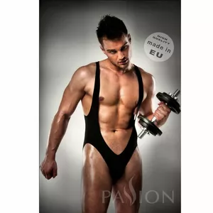 BODYJOCKSTRAP MELNA VĪRIEŠU APAKŠVEĻA PASSION L/XL