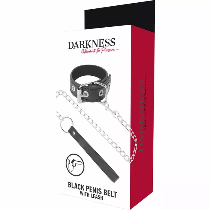 Dzimumlocekļa gredzens ar siksniņu DARKNESS D-226693 Photo 3