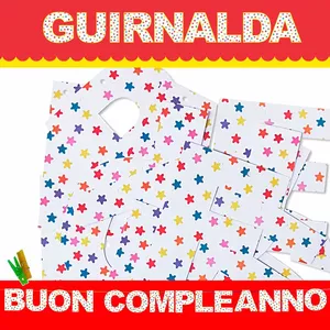 GARLAND BUON COMPLEANNO (kartons 220gr)