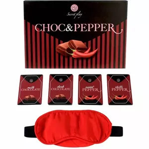 Pieaugušo galda spēle SECRETPLAY Choc & Pepper — divvalodu ES/EN, svars 0,24 g