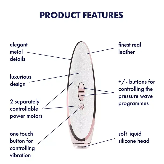 Clitoral sucker vibrator SATISFYER LUXURY PRET A PORTER Photo 6